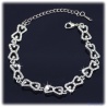  Caroline Kristall Schmuck-Armband von Klaus, hartversilbert mit feinen Strass-Steinen