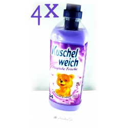 Pack of 4 Kuschelweich Softener 990ml Magical Freshness