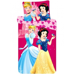 Disney Prinzessinnen Arielle, Schneewittchen Kinderbettwäsche 90 × 140cm, 40 × 55 cm 100% Baumwolle