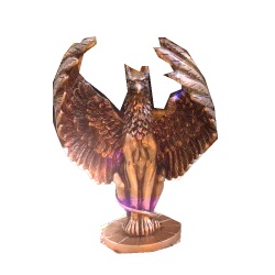 Dekoration Hogwarts Greif 10x7cm aus Harz bronziert