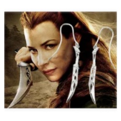 Tauriel's Ohrringe Set Elbendolche der Waldelbin versilbert